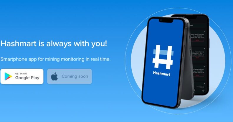 “Hashmart Cloud Mining” mobile app